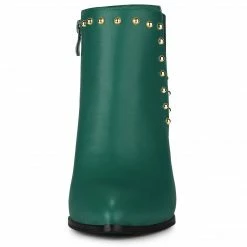 Allegra K Women's Pointed Toe Zip Stiletto High Heel Ankle Boots Shoes 24 Allegra K Women's Pointed Toe Zip Stiletto High Heel Ankle Boots Shoes