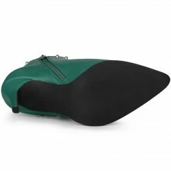 Allegra K Women's Pointed Toe Zip Stiletto High Heel Ankle Boots Shoes 27 Allegra K Women's Pointed Toe Zip Stiletto High Heel Ankle Boots Shoes