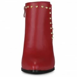 Allegra K Women's Pointed Toe Zip Stiletto High Heel Ankle Boots Shoes 36 Allegra K Women's Pointed Toe Zip Stiletto High Heel Ankle Boots Shoes