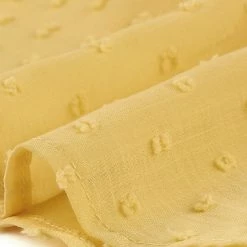 Allegra K Women's Elastic Waist Flowy Dress V Neck 3/4 Sleeve A-line Chiffon Dresses