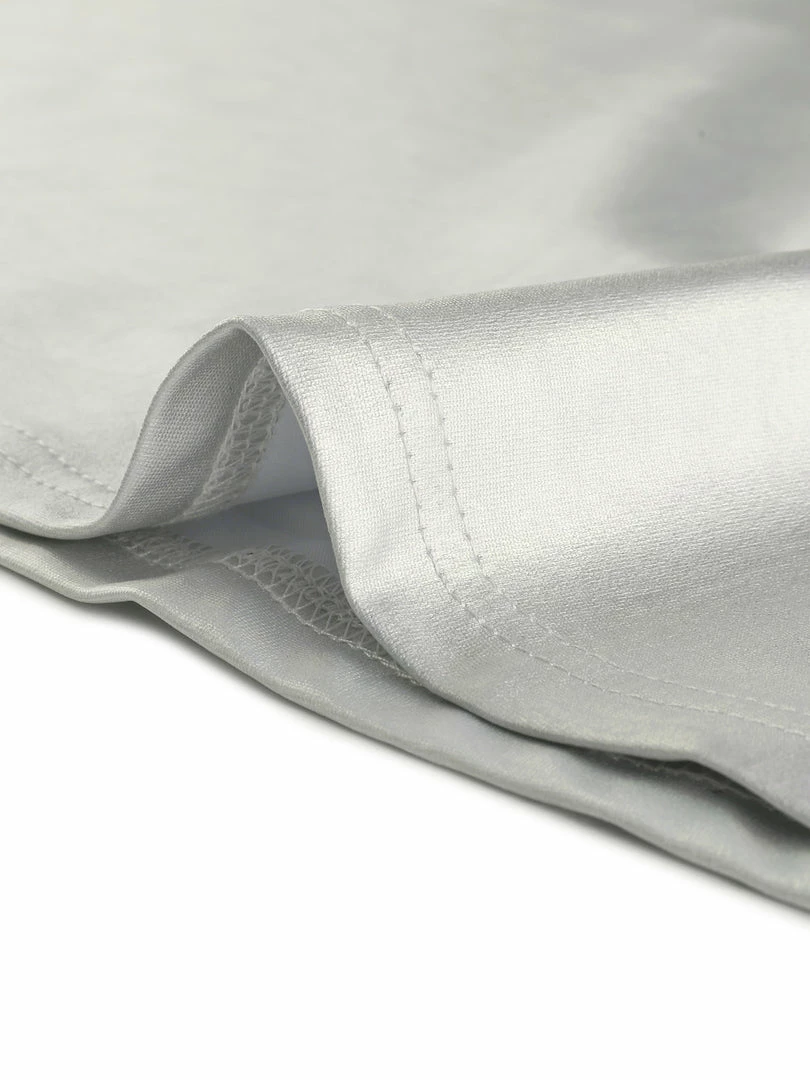 Allegra K Women's Metallic Sleeveless Round Neck High Waist Fit And Flare Dress 9 Allegra K Women's Metallic Sleeveless Round Neck High Waist Fit And Flare Dress