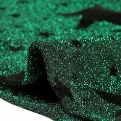 Allegra K Women's Shiny Stars Bow Tie Collar Long Sleeve Velvet Blouse Top