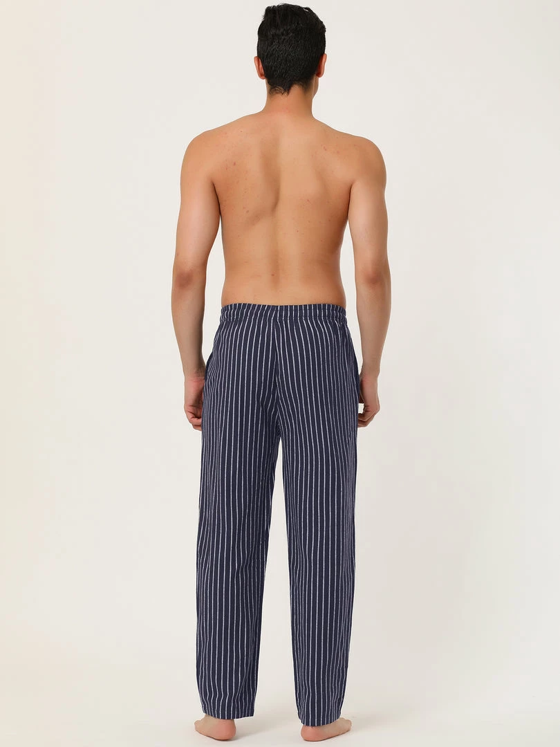 Allegra K Men's Winter Sleepwear Flannel Drawstring Printed Pajama Pants With Pockets 38 Allegra K Men's Winter Sleepwear Flannel Drawstring Printed Pajama Pants With Pockets