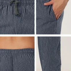 Allegra K Men's Winter Sleepwear Flannel Drawstring Printed Pajama Pants With Pockets 69 Allegra K Men's Winter Sleepwear Flannel Drawstring Printed Pajama Pants With Pockets