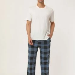 Allegra K Men's Winter Sleepwear Flannel Drawstring Printed Pajama Pants With Pockets 60 Allegra K Men's Winter Sleepwear Flannel Drawstring Printed Pajama Pants With Pockets