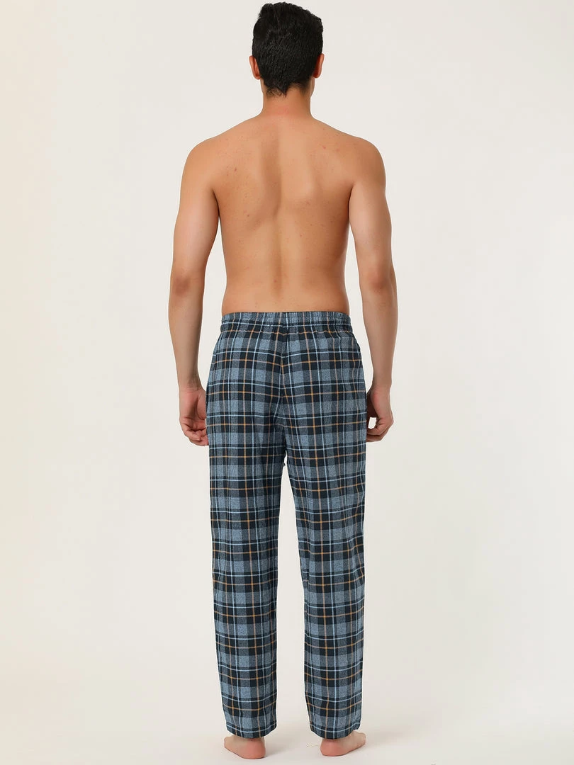 Allegra K Men's Winter Sleepwear Flannel Drawstring Printed Pajama Pants With Pockets 20 Allegra K Men's Winter Sleepwear Flannel Drawstring Printed Pajama Pants With Pockets
