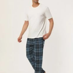Allegra K Men's Winter Sleepwear Flannel Drawstring Printed Pajama Pants With Pockets 49 Allegra K Men's Winter Sleepwear Flannel Drawstring Printed Pajama Pants With Pockets