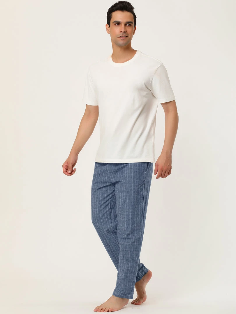 Allegra K Men's Winter Sleepwear Flannel Drawstring Printed Pajama Pants With Pockets 7 Allegra K Men's Winter Sleepwear Flannel Drawstring Printed Pajama Pants With Pockets