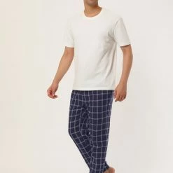 Allegra K Men's Plaid Pajama Pants Drawstring Lounge Sleep Pants PJ Bottoms With Pockets 61 Allegra K Men's Plaid Pajama Pants Drawstring Lounge Sleep Pants PJ Bottoms With Pockets