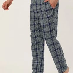 Allegra K Men's Plaid Pajama Pants Drawstring Lounge Sleep Pants PJ Bottoms With Pockets 41 Allegra K Men's Plaid Pajama Pants Drawstring Lounge Sleep Pants PJ Bottoms With Pockets