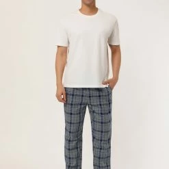 Allegra K Men's Plaid Pajama Pants Drawstring Lounge Sleep Pants PJ Bottoms With Pockets 42 Allegra K Men's Plaid Pajama Pants Drawstring Lounge Sleep Pants PJ Bottoms With Pockets