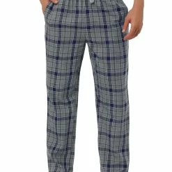 Allegra K Men's Plaid Pajama Pants Drawstring Lounge Sleep Pants PJ Bottoms With Pockets 40 Allegra K Men's Plaid Pajama Pants Drawstring Lounge Sleep Pants PJ Bottoms With Pockets
