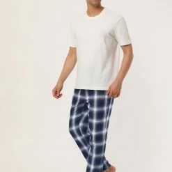 Allegra K Men's Plaid Pajama Pants Drawstring Lounge Sleep Pants PJ Bottoms With Pockets 37 Allegra K Men's Plaid Pajama Pants Drawstring Lounge Sleep Pants PJ Bottoms With Pockets