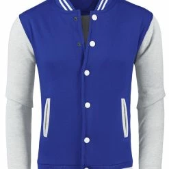 Allegra K Men's Varsity Baseball Jacket Button Down Classic Color Block Sport Bomber Jackets 112 Allegra K Men's Varsity Baseball Jacket Button Down Classic Color Block Sport Bomber Jackets