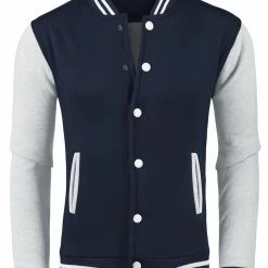 Allegra K Men's Varsity Baseball Jacket Button Down Classic Color Block Sport Bomber Jackets 76 Allegra K Men's Varsity Baseball Jacket Button Down Classic Color Block Sport Bomber Jackets