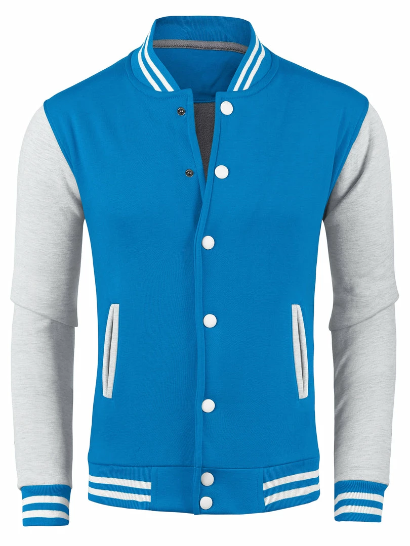 Allegra K Men's Varsity Baseball Jacket Button Down Classic Color Block Sport Bomber Jackets 46 Allegra K Men's Varsity Baseball Jacket Button Down Classic Color Block Sport Bomber Jackets