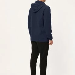 Allegra K Men's Drawstring Hooded Sweatshirt Plush Half Zip Outdoor Pullover Hoodie 44 Allegra K Men's Drawstring Hooded Sweatshirt Plush Half Zip Outdoor Pullover Hoodie