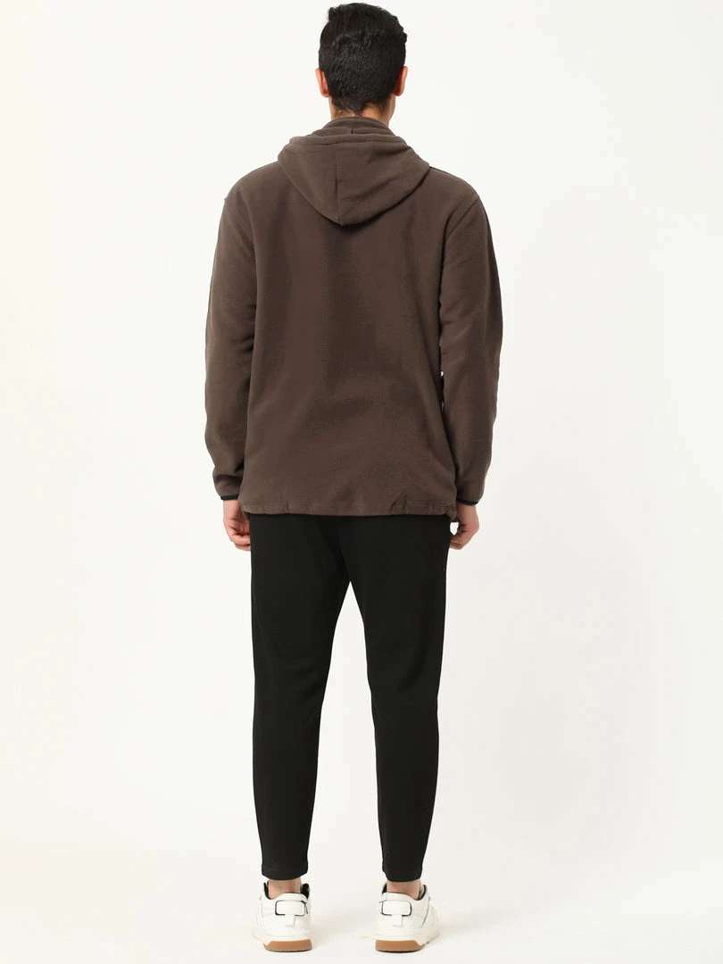 Allegra K Men's Drawstring Hooded Sweatshirt Plush Half Zip Outdoor Pullover Hoodie 20 Allegra K Men's Drawstring Hooded Sweatshirt Plush Half Zip Outdoor Pullover Hoodie