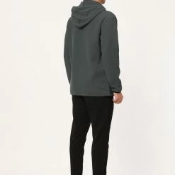 Allegra K Men's Drawstring Hooded Sweatshirt Plush Half Zip Outdoor Pullover Hoodie 74 Allegra K Men's Drawstring Hooded Sweatshirt Plush Half Zip Outdoor Pullover Hoodie