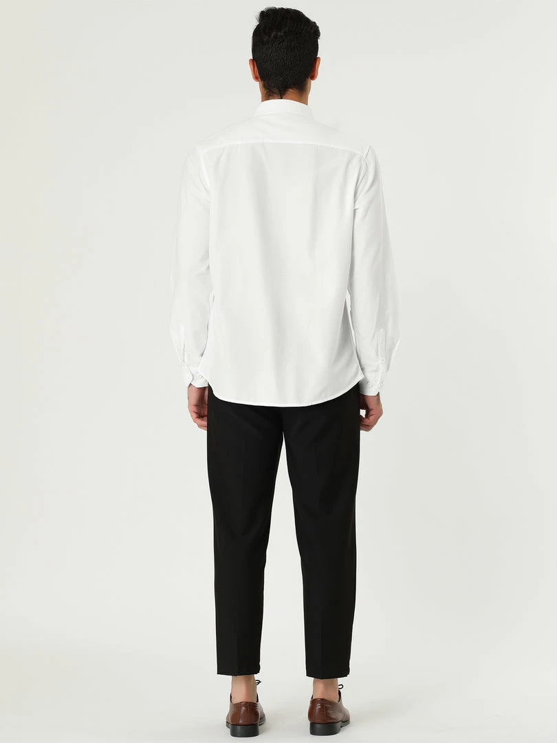 Allegra K Men's Classic Regular Fit Long Sleeve Solid Color Point Collar Pockets Button Down Corduroy Shirts 20 Allegra K Men's Classic Regular Fit Long Sleeve Solid Color Point Collar Pockets Button Down Corduroy Shirts