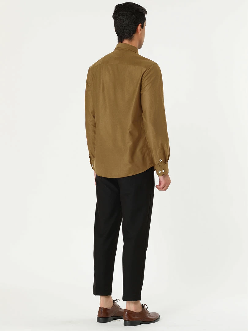 Allegra K Men's Classic Regular Fit Long Sleeve Solid Color Point Collar Pockets Button Down Corduroy Shirts 44 Allegra K Men's Classic Regular Fit Long Sleeve Solid Color Point Collar Pockets Button Down Corduroy Shirts