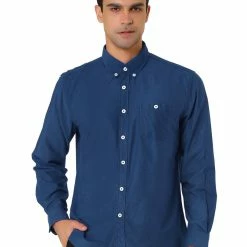 Allegra K Men's Classic Regular Fit Long Sleeve Solid Color Point Collar Pockets Button Down Corduroy Shirts 65 Allegra K Men's Classic Regular Fit Long Sleeve Solid Color Point Collar Pockets Button Down Corduroy Shirts