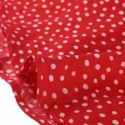 Allegra K Women's V Neck Polka Dots Blouses Short Sleeve Wrap Peplum Top