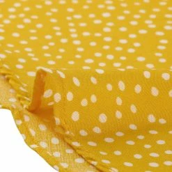 Allegra K Women's V Neck Polka Dots Blouses Short Sleeve Wrap Peplum Top