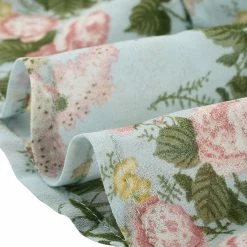 Allegra K Women's Casual Floral V Neck Keyhole Back A-Line Ruffle Dress