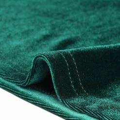 Allegra K Women's Vintage Square Neck 3/4 Sleeve Velvet Dress