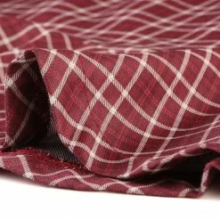 Allegra K Women's Plaid Ruffled Hem Spaghetti Strap Summer Flare Mini Slip Dress