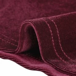 Allegra K Women's Keyhole Neck Dresses High Waist Long Sleeve Velvet Swing Mini Dress