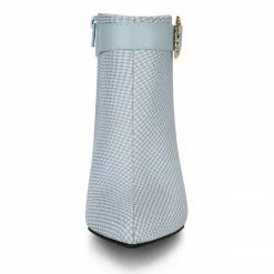 Allegra K Women's Buckle Stiletto High Heels Houndstooth Ankle Boots Shoes 23 Allegra K Women's Buckle Stiletto High Heels Houndstooth Ankle Boots Shoes