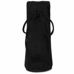 Allegra K Women's Lace Up Round Toe Drawstring Block Heel Ankle Boots Shoes 36 Allegra K Women's Lace Up Round Toe Drawstring Block Heel Ankle Boots Shoes