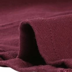 Allegra K 3/4 Sleeve Button Down Denim Shirt Dress Women