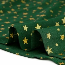 Allegra K Women's V Neck Puff Long Sleeve Chiffon Metallic Star Blouse Top