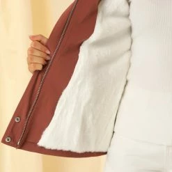 Allegra K Women's Winter Faux Fur Trim Parkas Lined Warm Cotton Zipper Hoodie Coat 12 Allegra K Women's Winter Faux Fur Trim Parkas Lined Warm Cotton Zipper Hoodie Coat