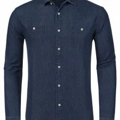 Allegra K Men's Casual Dress Jean Shirts Button Down Long Sleeve Denim Work Shirt 28 Allegra K Men's Casual Dress Jean Shirts Button Down Long Sleeve Denim Work Shirt