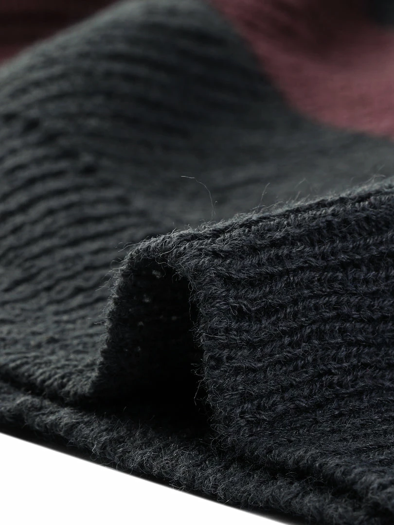 Allegra K Women's Turtleneck Patchwork Knitted Batwing Sleeve Tunic Pullover Striped Sweater 9 Allegra K Women's Turtleneck Patchwork Knitted Batwing Sleeve Tunic Pullover Striped Sweater