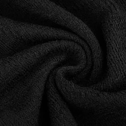 Allegra K Women's Open Front Shrug Cardigans Self Tie Lightweight 3/4 Sleeve Cardigan