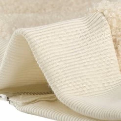 Allegra K Women's Fuzzy Long Sleeve Casual Zip Up Bomber Jacket With Pockets