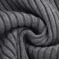 Allegra K Women's Classic-fit Lightweight Long Sleeves Ruffle Mock Neck Sweater