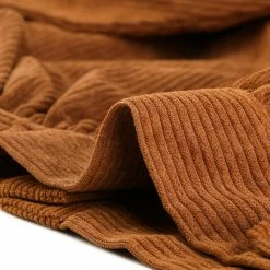 Allegra K Women's Casual Button Down Short Jackets Puff Long Sleeve Cropped Corduroy Jacket