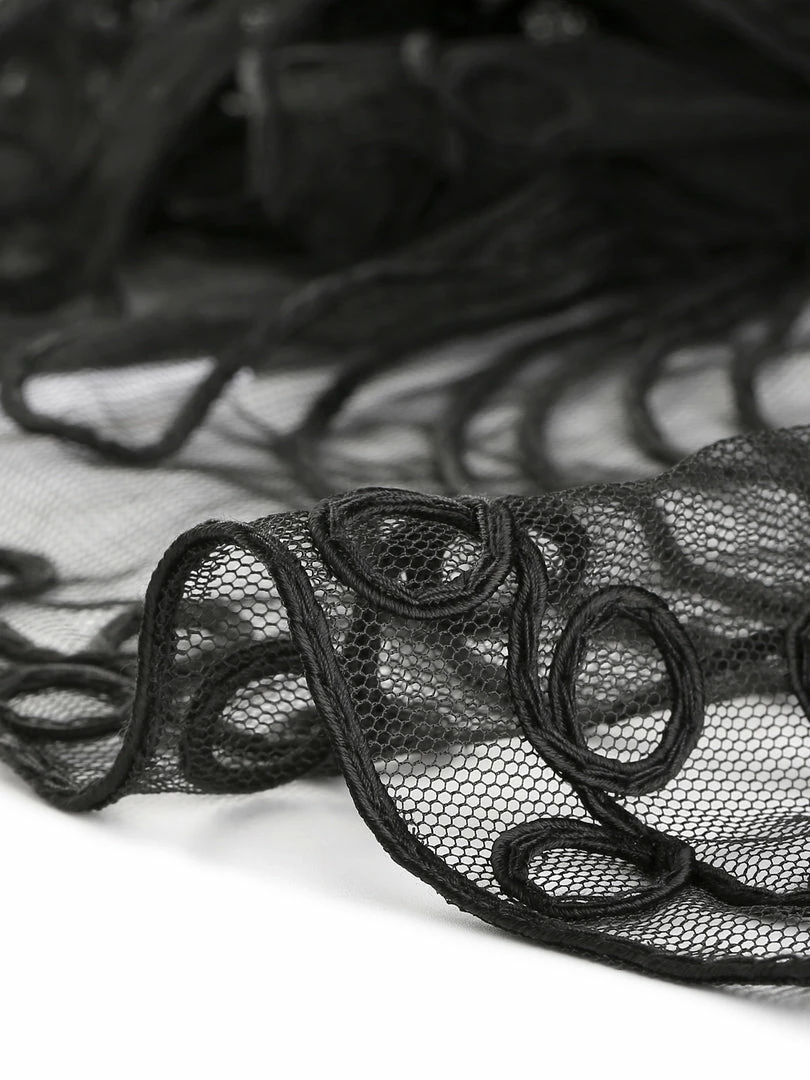 Allegra K Women's Lace Mesh Short Tie Front Shrug 21 Allegra K Women's Lace Mesh Short Tie Front Shrug