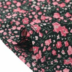 Allegra K Women's Floral Print Long Sleeve Ruffle High Neck Chiffon Blouse