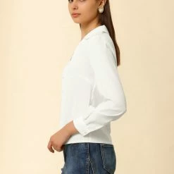 Allegra K Women's Work Vintage Button Down Business Casual Top 13 Allegra K Women's Work Vintage Button Down Business Casual Top