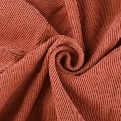 Allegra K Women's Casual Elastic Back Corduroy Overalls Strap Pants