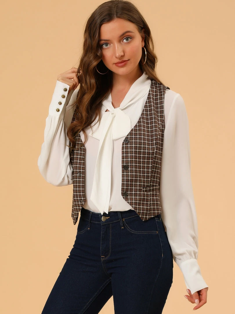 Allegra K Womens Waistcoat Steampunk Dressy Sleeveless Jacket Versatile Racerback Suit Vests 13 Allegra K Womens Waistcoat Steampunk Dressy Sleeveless Jacket Versatile Racerback Suit Vests