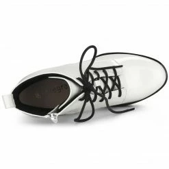 Allegra K Shoes Women's Lace Up Chunky Heels Platform Ankle Combat Boots