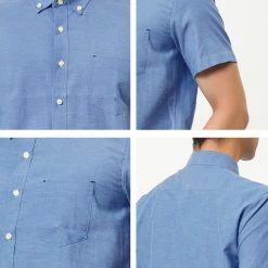 Allegra K Men's Summer Formal Solid Color Button Down Short Sleeves Dress Shirt 75 Allegra K Men's Summer Formal Solid Color Button Down Short Sleeves Dress Shirt